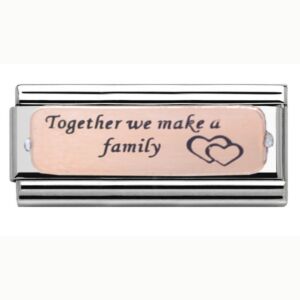 Rose Gold Family Double Charm 29286RS