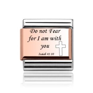 Rose Gold Do Not Fear Charm 29287RS