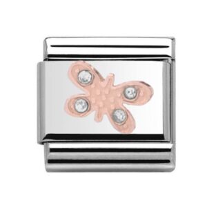 Rose Gold Butterfly Charm 29288RS