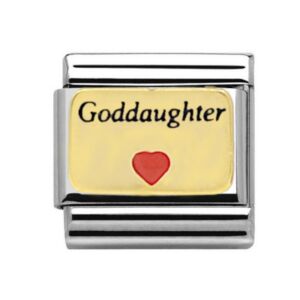 Yellow Gold Goddaughter Heart Charm 29292GS