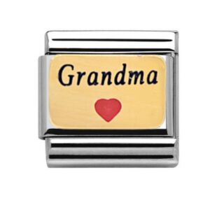 Yellow Gold Grandma Heart Charm 29293GS