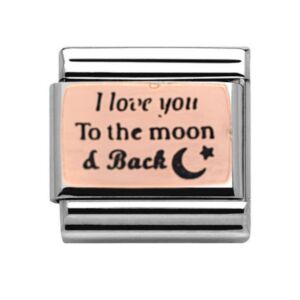 Rose Gold I Love You Charm 29296RS