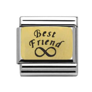 Yellow Gold Best Friends Infinity Charm 29300GS