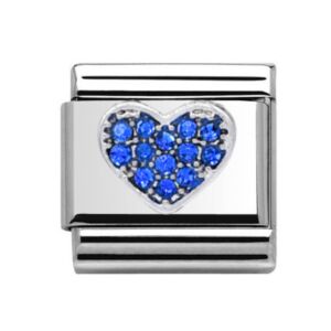 Silver Heart Charm 29307SS