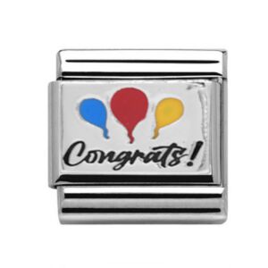 Congratulations Charm 29309SS