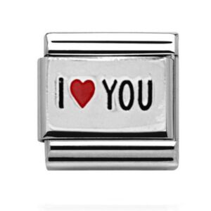 I Love You Charm 29310SS