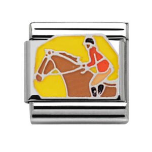 Horse Riding Charm 29339SS