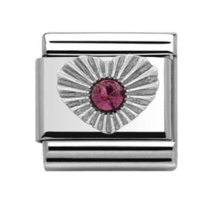 February Heart Birthstone 29342SS