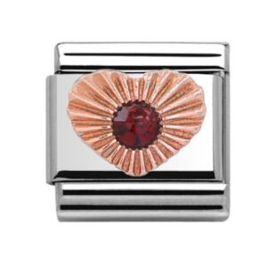 January Heart Birthstone 29343RS