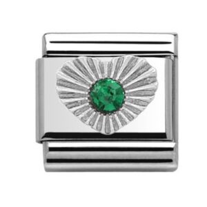 May Heart Birthstone 29347SS