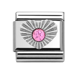 October Heart Birthstone 29353SS