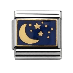 Moon & stars Charm 29358GS