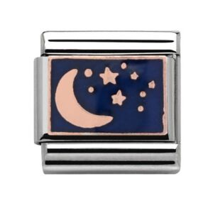 Moon & stars Charm 29358RS