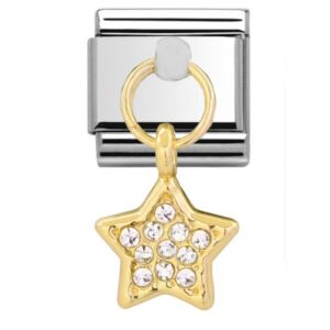 Drop Star Charm 29363GS