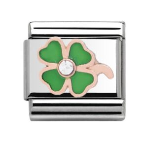 Four Leaf Clover Charm 29396RS