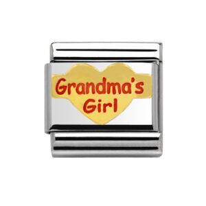 Yellow Gold Grandma's Girl Charm 29410GS