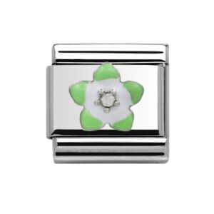 Green Flower Charm 29421-GR