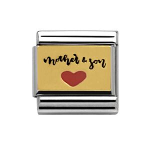 Yellow Gold Mother and Son Charm 29436GS