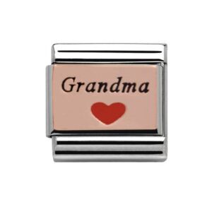 Rose Gold Grandma Charm 29437RS