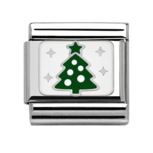Silver Christmas Tree Charm 29446SS