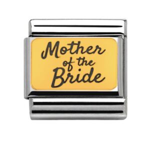 Gold Mother of the Bride Charm 29448GS