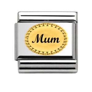 Gold Mum Studded Charm 29453GS