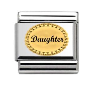 Gold Daughter Studded Charm 29456GS