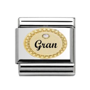 Gold Gran CZ Charm 29457GS