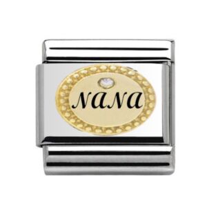 Gold Nana CZ Charm 29459GS