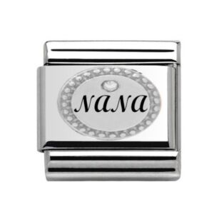 Silver Nana CZ Charm 29459SS