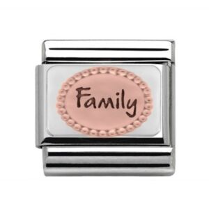 Rose Gold Family Studded Charm 29463RS