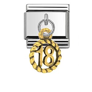 Gold 18 Drop Charm 29477GS