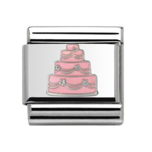 Silver Wedding Cake Charm 29480SS