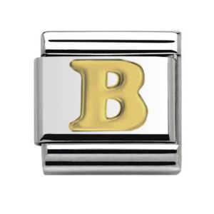 Gold Letter B Charm 29481GS-B