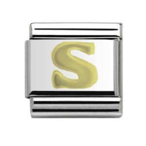 Gold Letter S Charm 29481GS-S