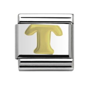 Gold Letter T Charm 29481GS-T