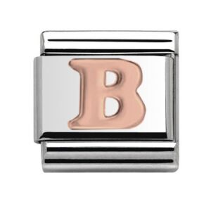 Rose Gold Letter B Charm 29481RS-B
