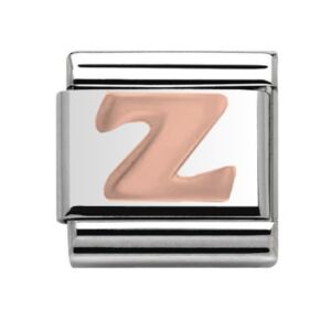 Rose Gold Letter Z Charm 29481RS-Z