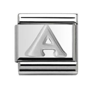 Silver Letter A Charm 29481SS-A
