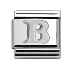 Silver Letter B Charm 29481SS-B