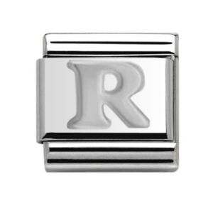 Silver Letter R Charm 29481SS-R