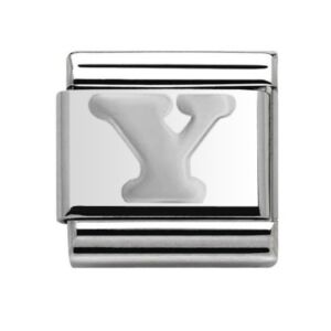 Silver Letter Y Charm 29481SS-Y