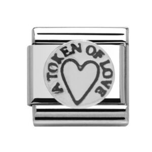 Charmlinks A Token of Love Silver Charm 29599SS
