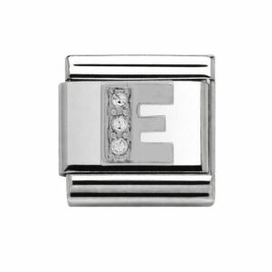 Charmlinks Silver E Charm 29606SS