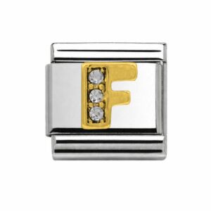Charmlinks F Yellow Gold Charm 29607GS-F