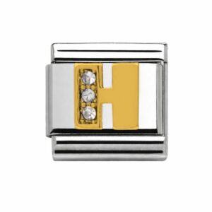 Charmlinks H Yellow Gold Charm 29609GS-H
