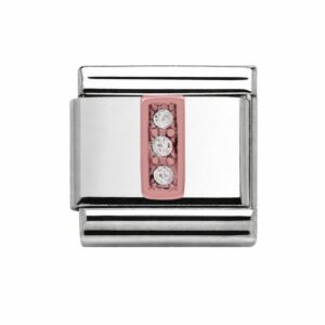 Charmlinks I Silver Rose Gold Charm 29610RS-I