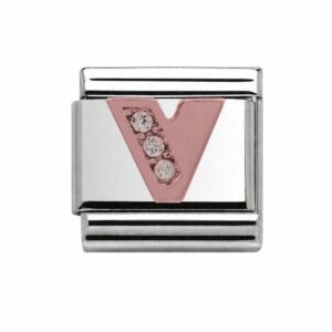 Charmlinks V Rose Gold Charm 29621RS-V