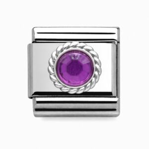 Charmlinks Amethyst Birthstone Charm29622-AM