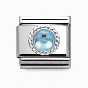 Charmlinks Aquamarine Birthstone Charm29622-AQ